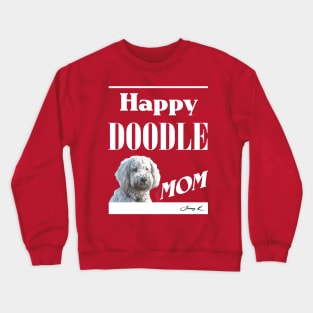 Happy Doodle Mom Crewneck Sweatshirt